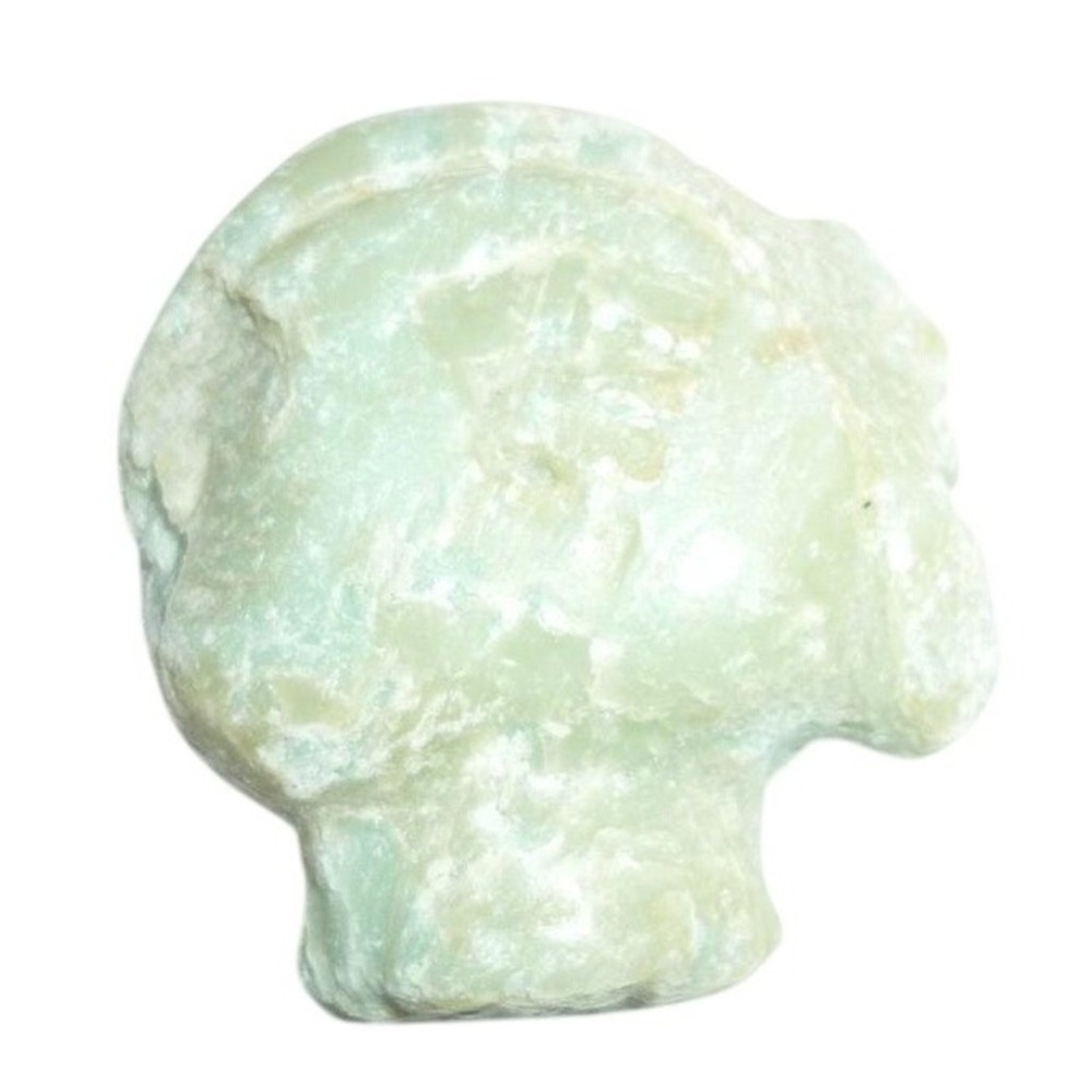 Antique Limestone Miniature Carving Human Head Bust Sculpture Figurine